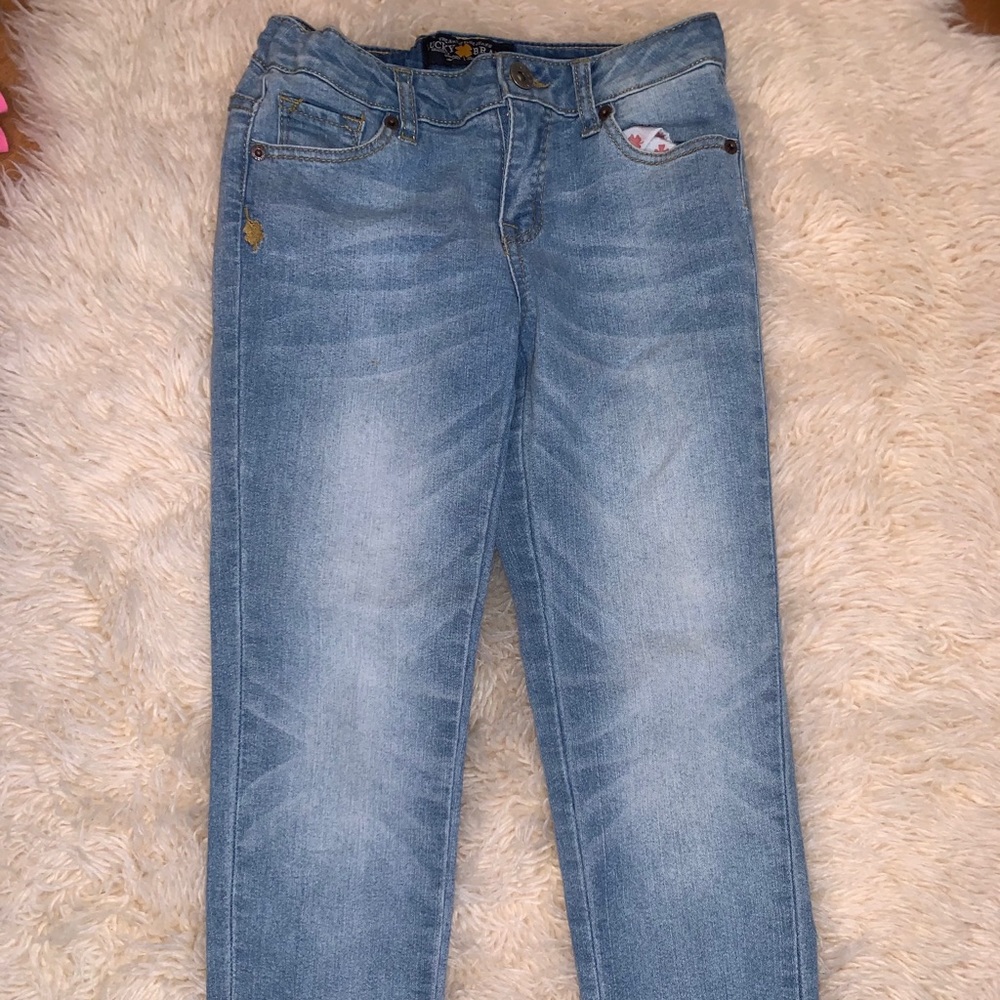 🍀Lucky brand girls 10 Zoe fit jeans
